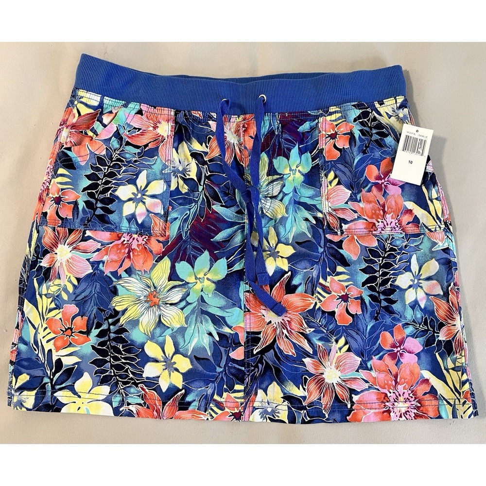 Fresh Women's Colorful Floral Skort Size‎ 10 Tennis Golf NWT